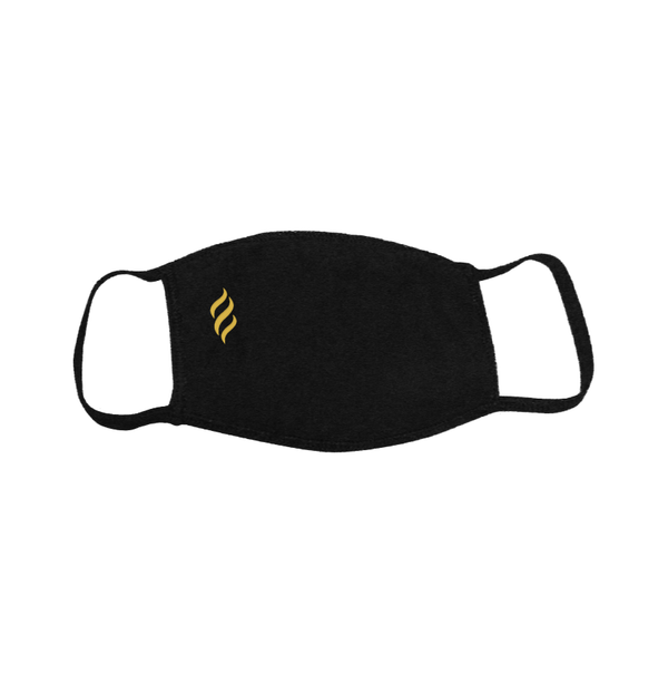Belair Black Color Flame Design Unisex Cotton Face Mask
